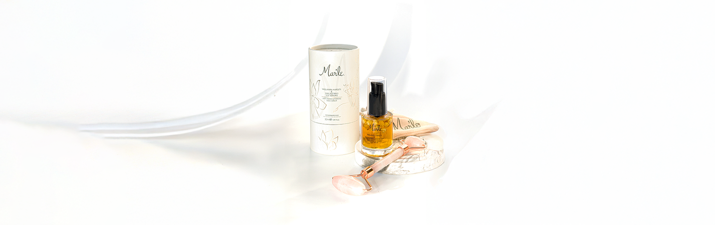 Mar'le Yaşlanma Karşıtı Serum ve Rose Quartz Face Roller