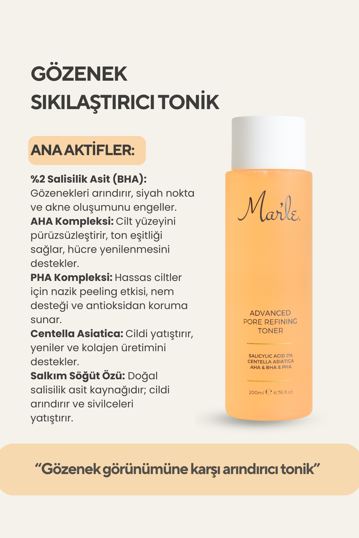 Mar’le Gözenek Sıkılaştırıcı Tonik