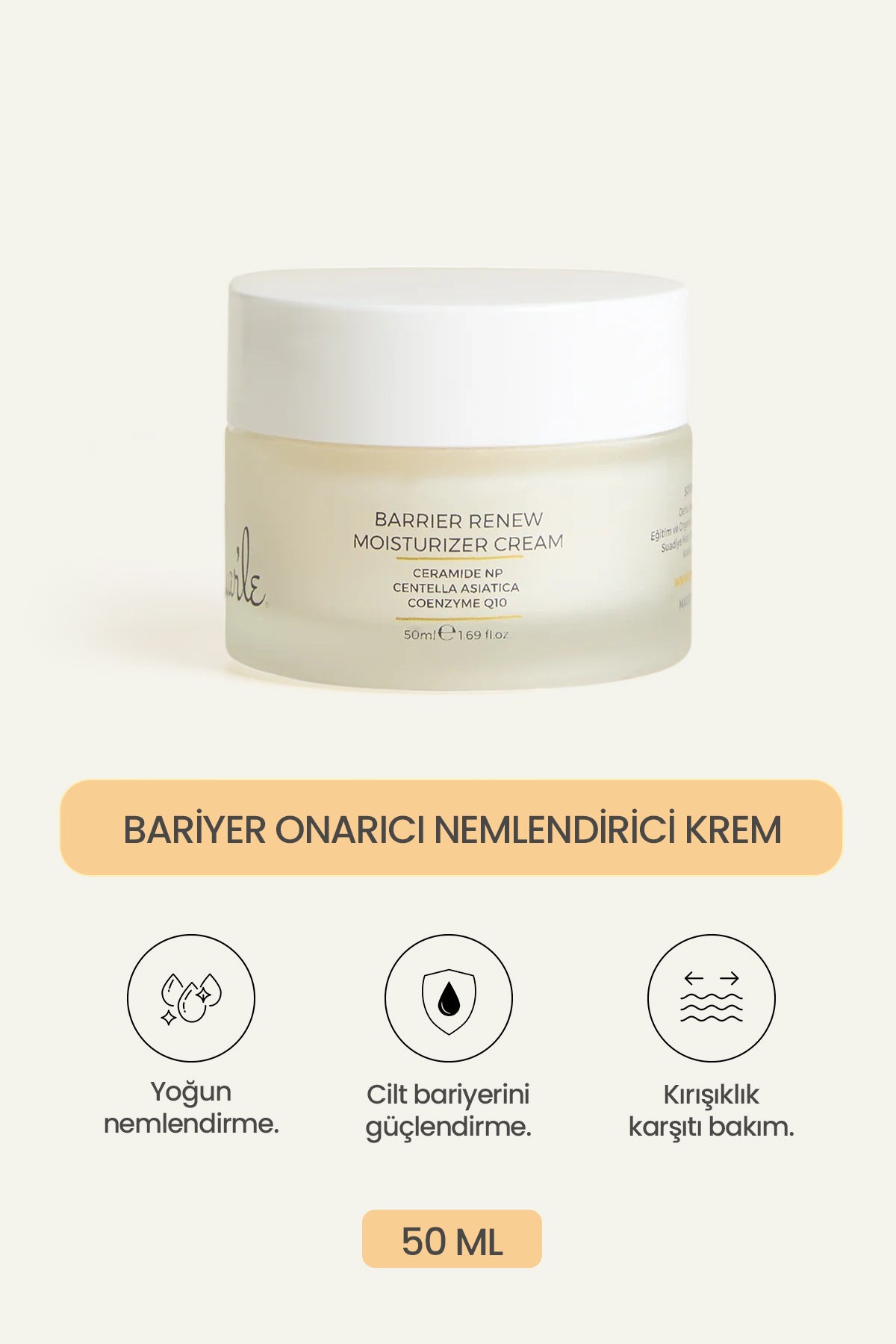 Mar’le Bariyer Onarıcı Nemlendirici Krem