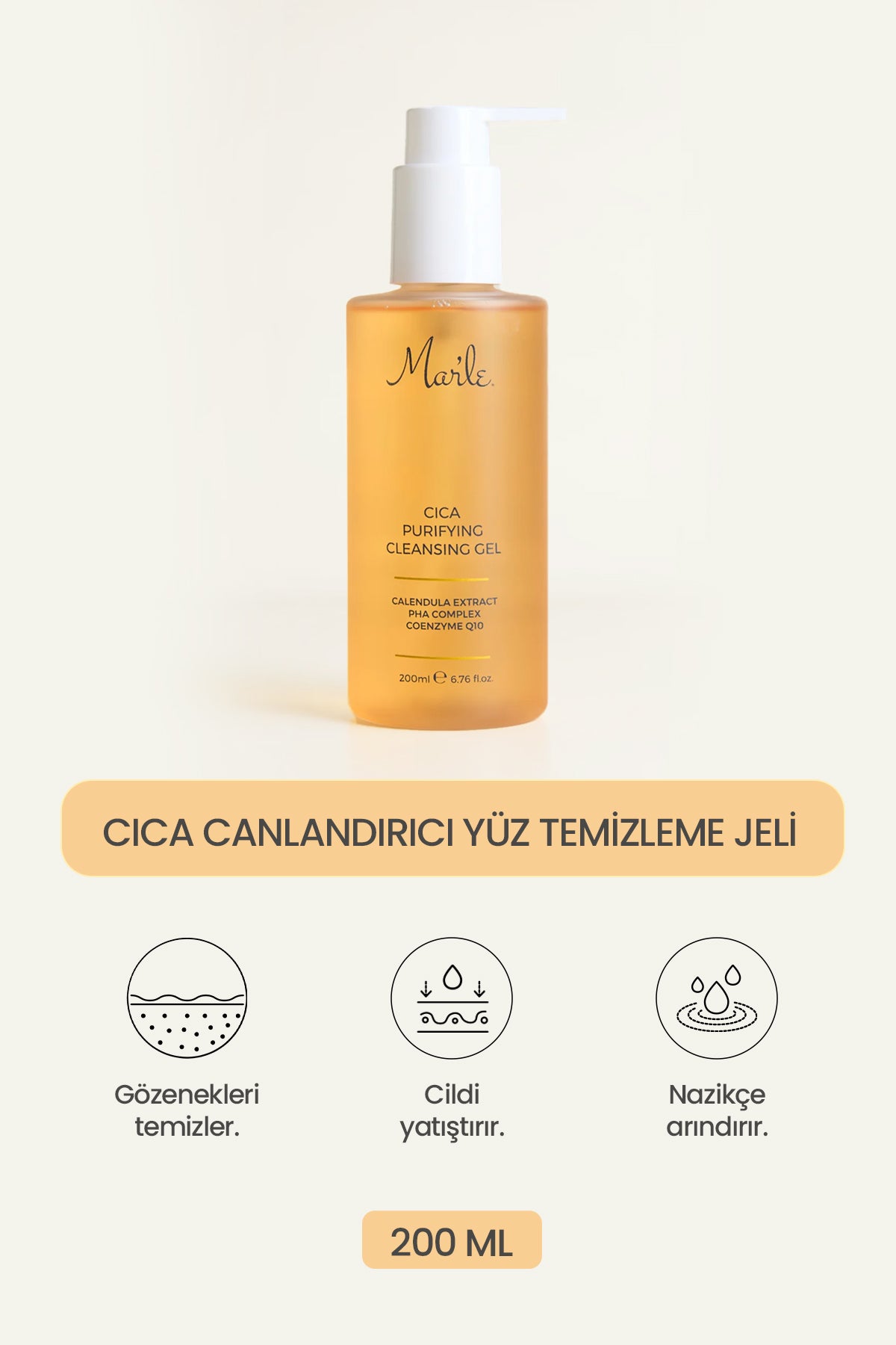 Mar’le Cica Arındırıcı Yüz Temizleme Jeli