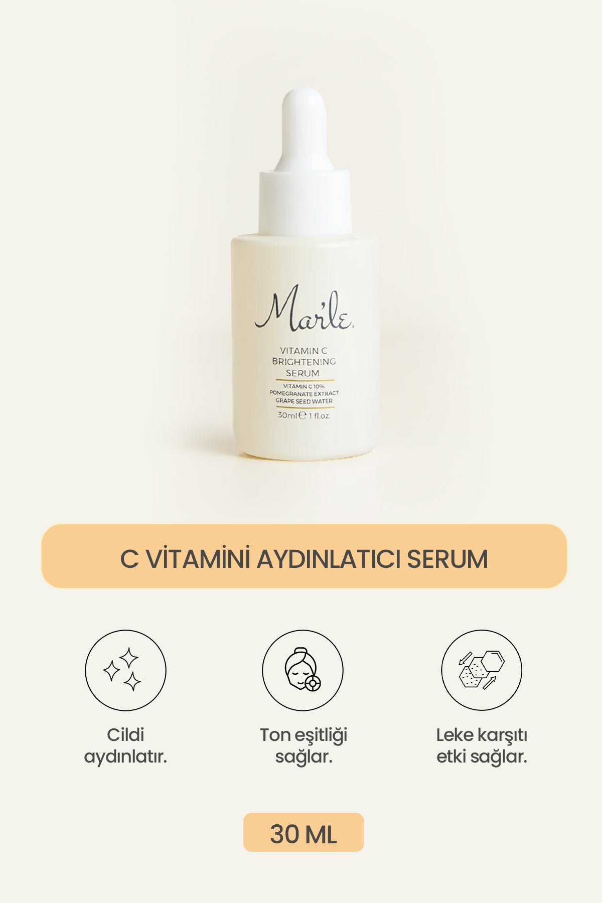 Mar'le C Vitamini Aydınlatıcı Serum