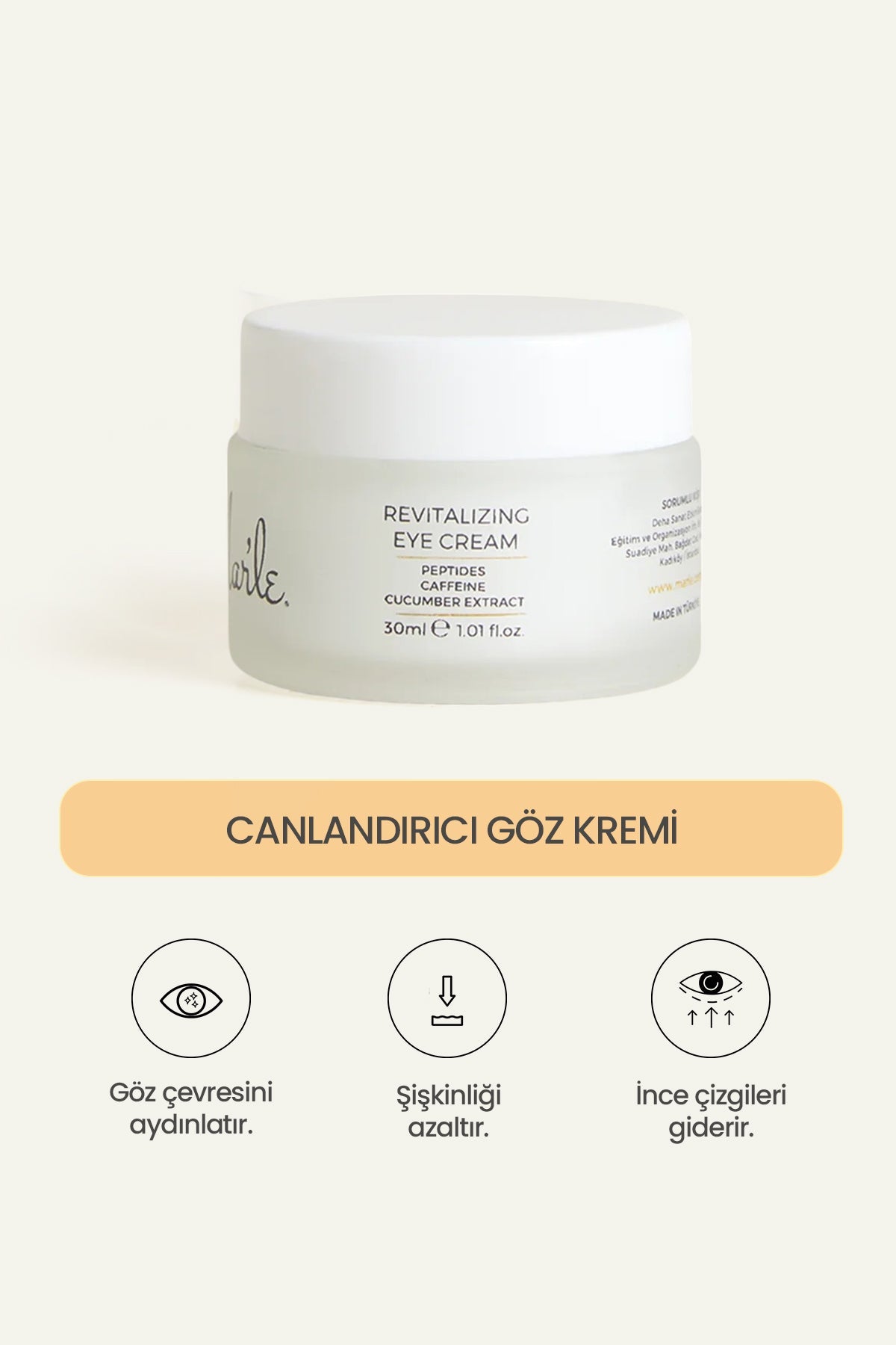 Mar’le Canlandırıcı Göz Kremi