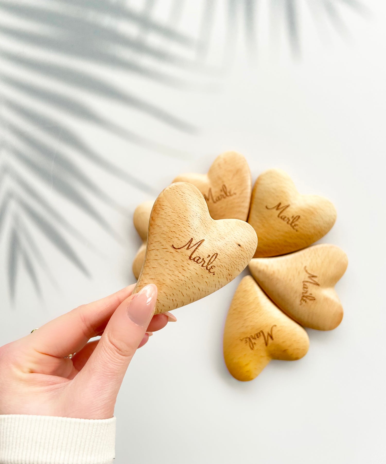 Mar'le Ahşap Kalp Masaj Aleti