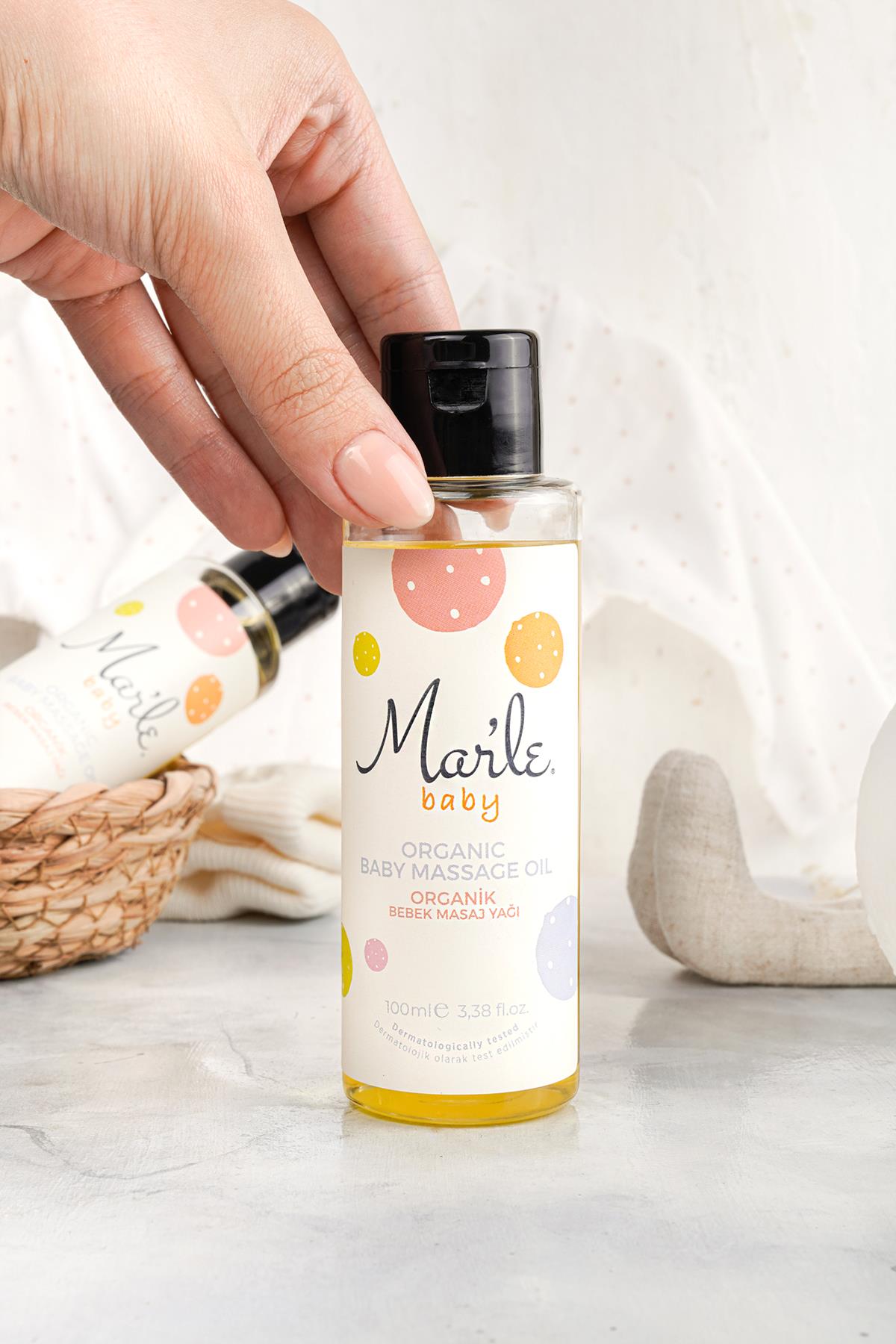 Mar'le Organik Bebek Masaj Yağı